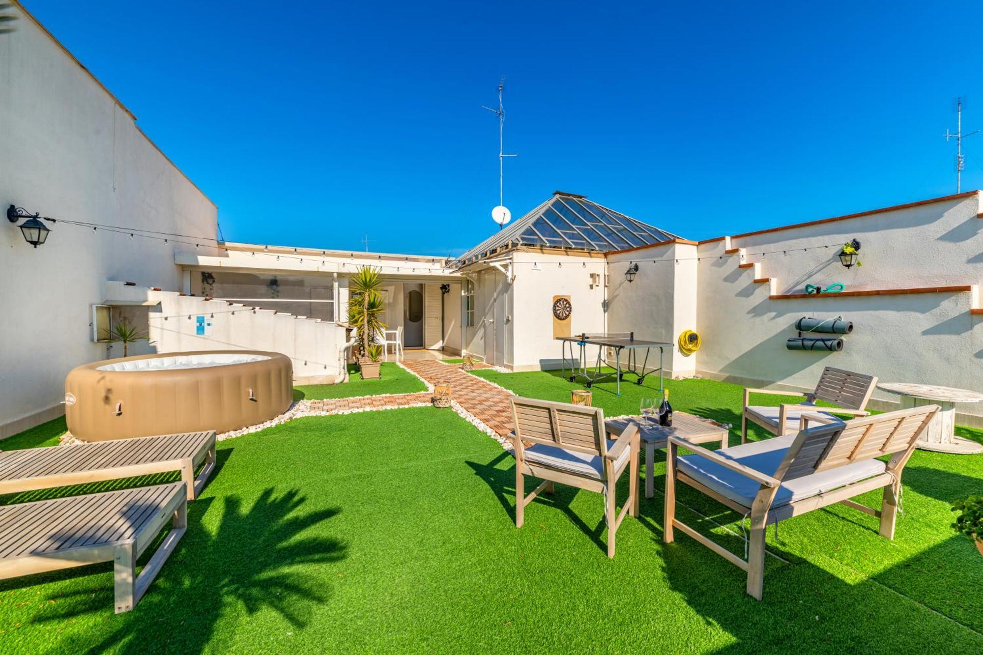 150Mq Rooftop Paradise - Spacious Private Terrace Bari Exterior foto
