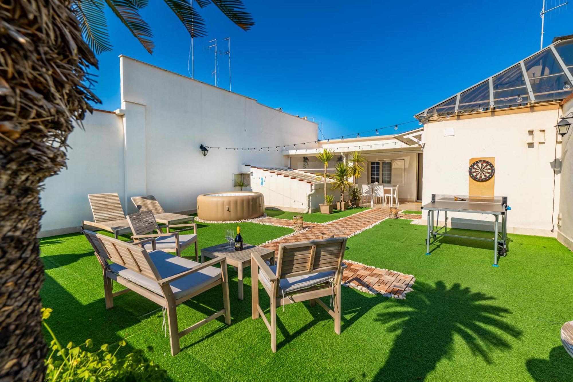 150Mq Rooftop Paradise - Spacious Private Terrace Bari Exterior foto